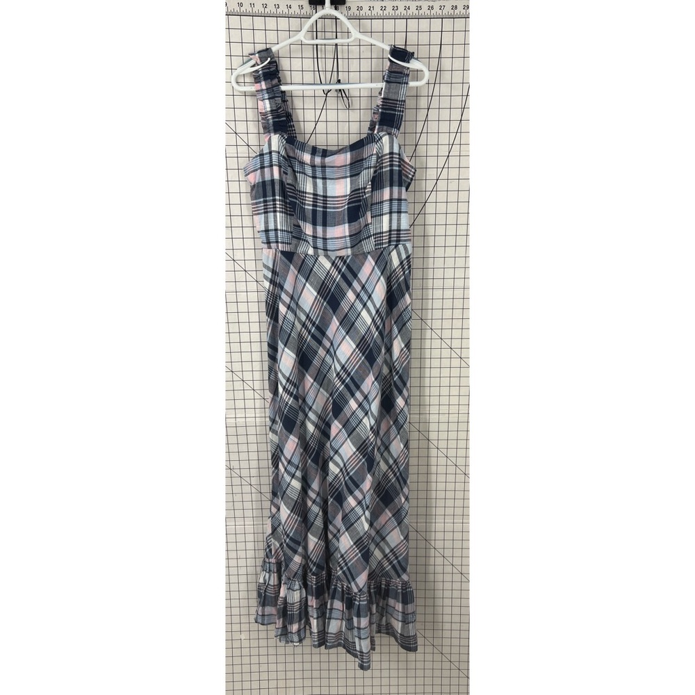 52 seven plaid  maxi Length dress 12